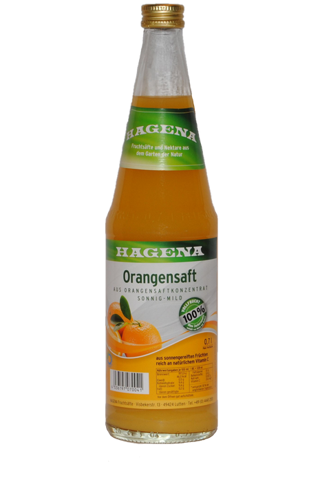 Hagena Orangensaft              12x0,70l