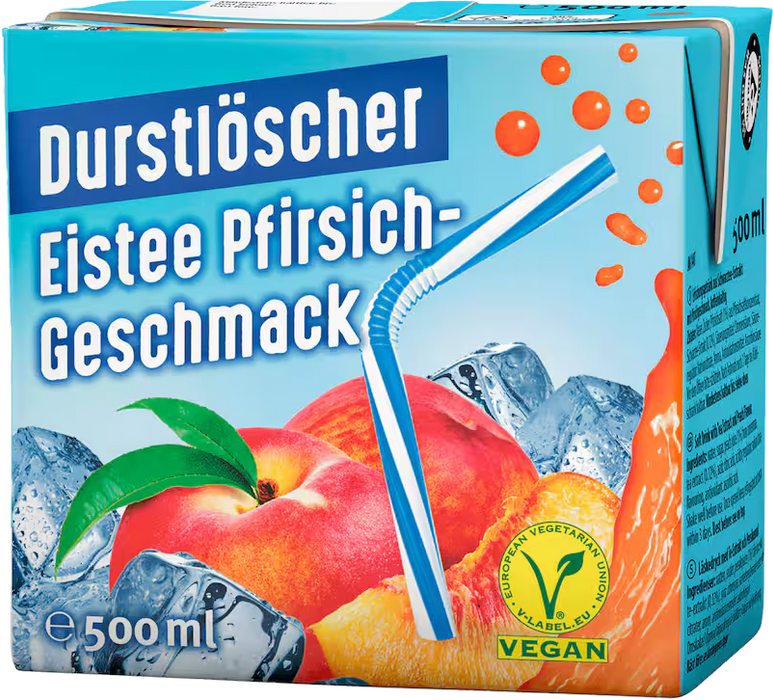 Durstlöscher Eistee Pfirsich - 12x0,50 l