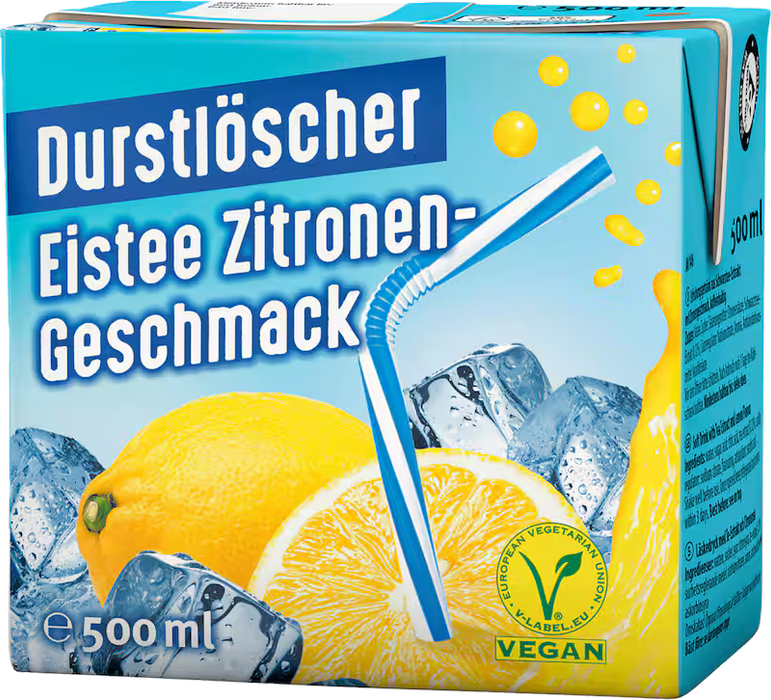 Durstlöscher Eistee Zitrone - 12 x 0,50 l