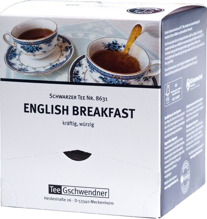 TeeGschwendner English Breakfast - 15 x 2,00 g