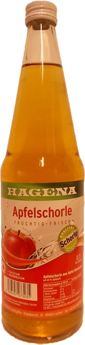 Hagena Apfel-Direktsaft-Schorle - 12 x 0,70 l