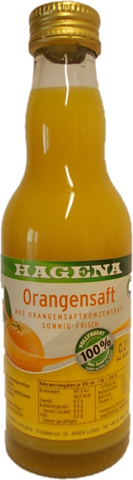 Hagena Orangensaft - 12 x 0,20 l