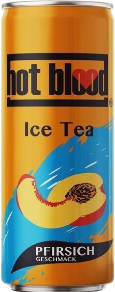 Hot Blood Ice Tea Pfirsich - 24 x 0,33 l