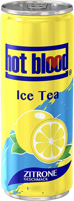 Hot Blood Ice Tea Zitrone - 24 x 0,33 l