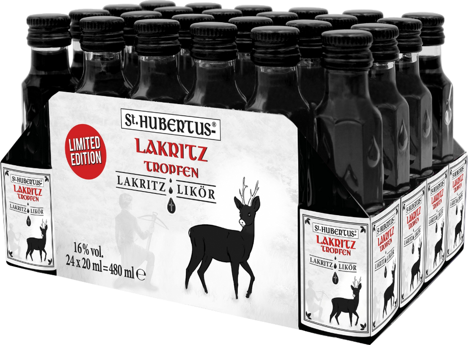 St.Hubertus Lakritz 16% - 24 x 0,02 l