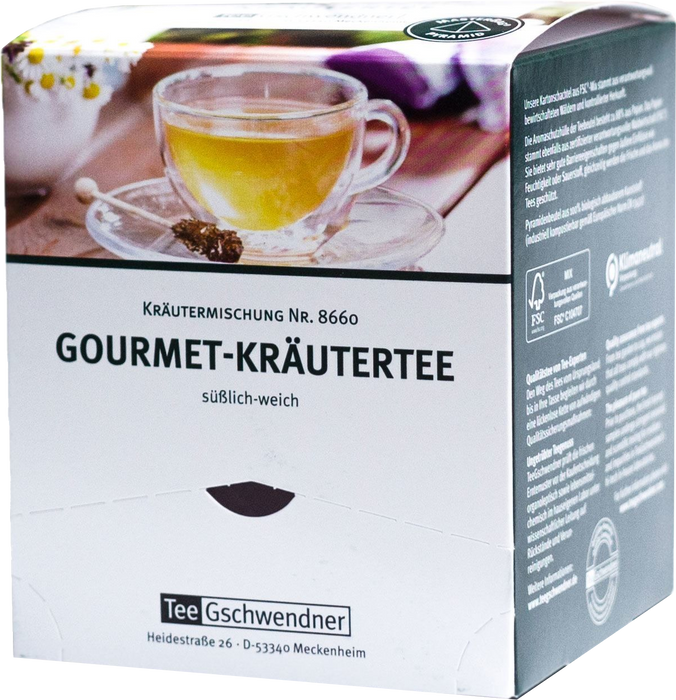 TeeGschwendner Gourmet Kräutertee - 12 x 1,50 g