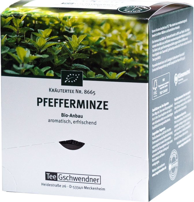 TeeGschwendner Pfefferminz Bio - 15 x 1,40 g