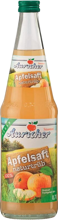 Auricher Apfelsaft 100% Naturtrüb - 6 x 0,70 l