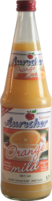 Auricher Orangensaft 100% Mild - 6 x 0,70 l