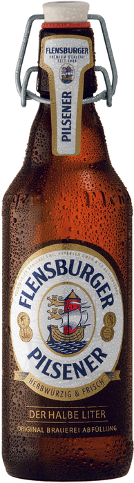 Flensburger Pils Bügel - 16 x 0,50 l