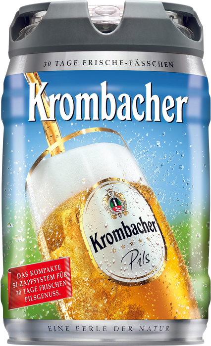 Krombacher Pils Frische Fässchen -  2 x 5,00 l