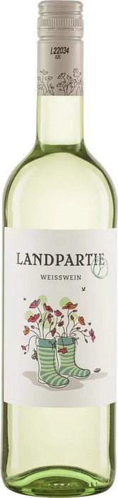 Landpartie Wein Cuvee Weiss Halbtrocken BIO -  0,75 l