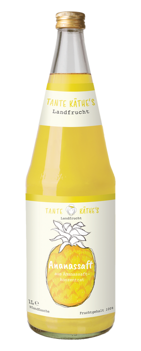 Tante Käthe Ananassaft Direkt 100% - 6 x 1,00 l