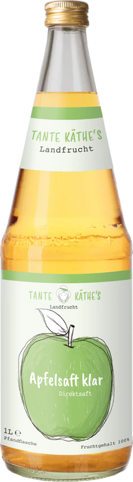 Tante Käthe Apfelsaft Klar Direkt 100% - 6 x 1,00 l