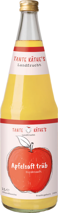 Tante Käthe Apfelsaft Trüb Direkt 100% - 6 x 1,00 l