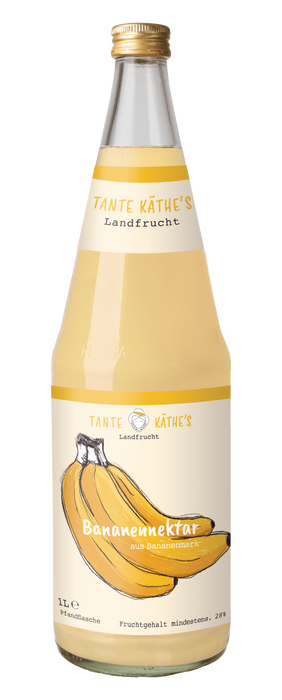 Tante Käthe Bananen-Nektar 28% - 6 x 1,00 l