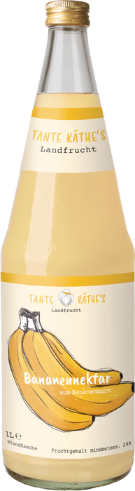 Tante Käthe Bananen-Nektar 28% - 6 x 1,00 l