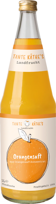 Tante Käthe Orangensaft Konz. 100% - 6 x 1,00 l