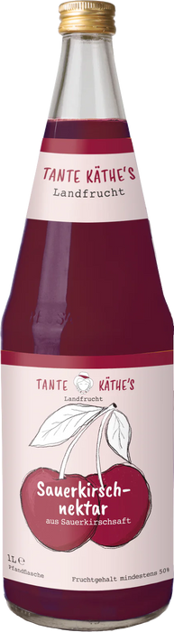 Tante Käthe Sauerkirsch-Nektar 50% - 6 x 1,00 l